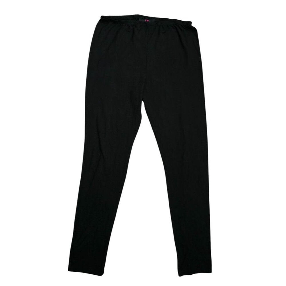 Iz Byer Girl Black Leggings L (14) 92% Polyester 8% Spandex Stretchy Comfortable